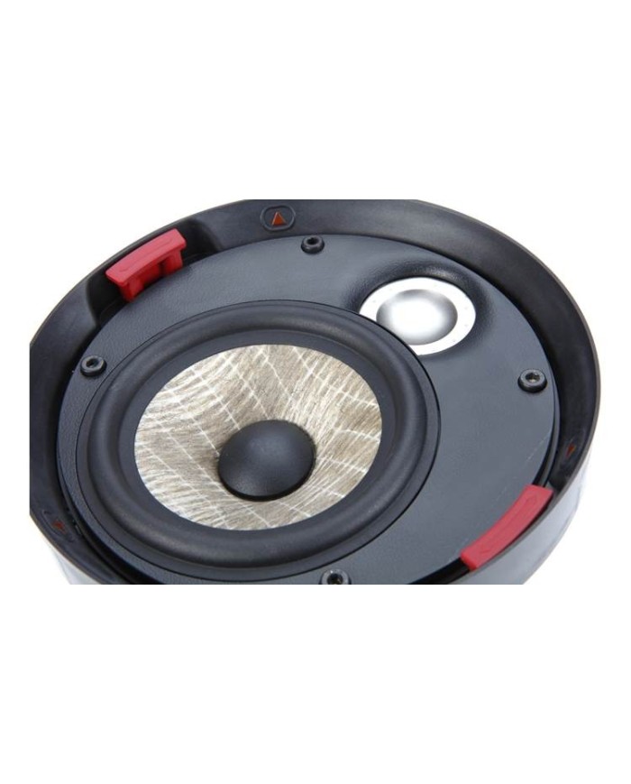 Diffusore da incasso a parete o soffitto 300 ICW4  a 2 vie 100W  cono in lino da 10 cm