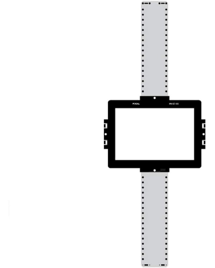 Staffe per diffusori Focal da incasso modelli serie 100