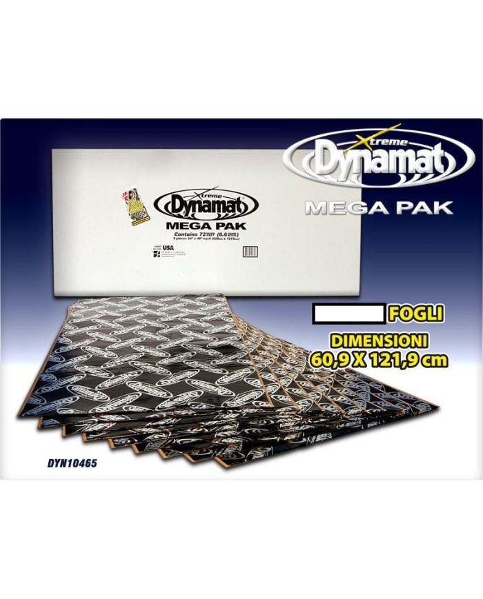 DYNAMAT EXTREME Y10465 2 FOGLI BLACK EDITION DA 121,9CM X 60,9CM