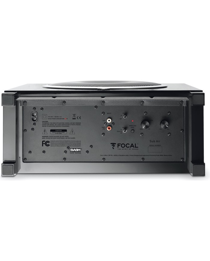 Subwoofer attivo wireless Focal SUB AIR high gloss black  modulo wifi