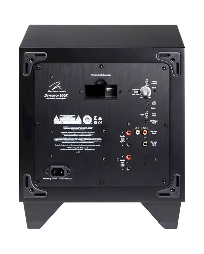 Subwoofer attivo sospensione pneumatica 300W Martin Logan Dynamo 800X