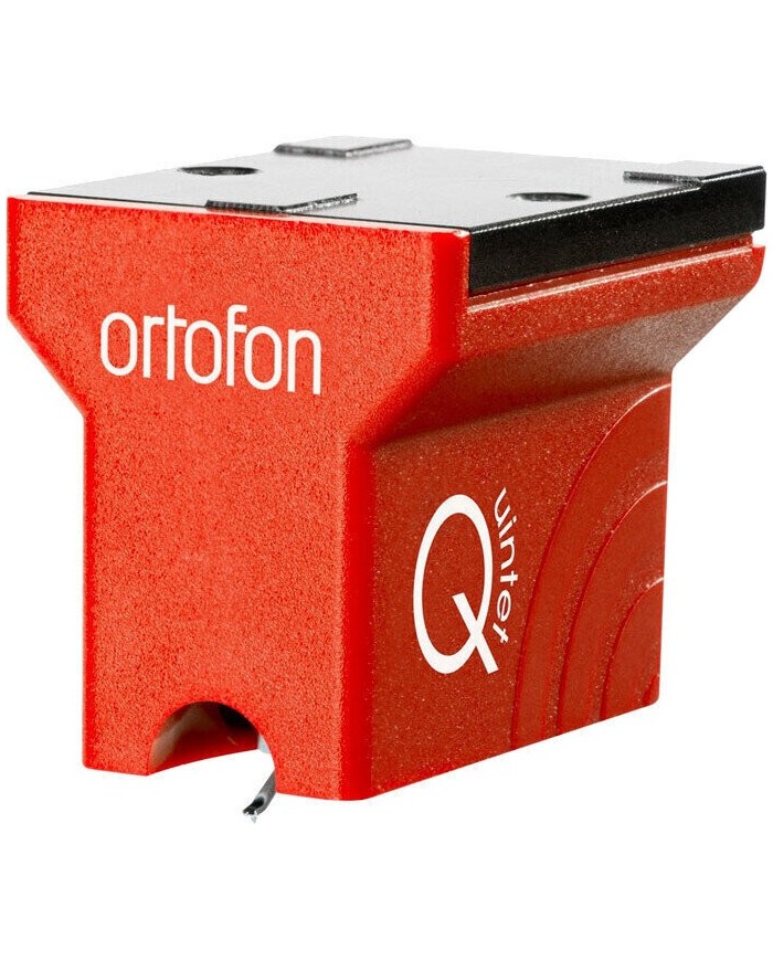 Testina MC con stilo ellittico  bobina in rame  Ortofon Quintet Red