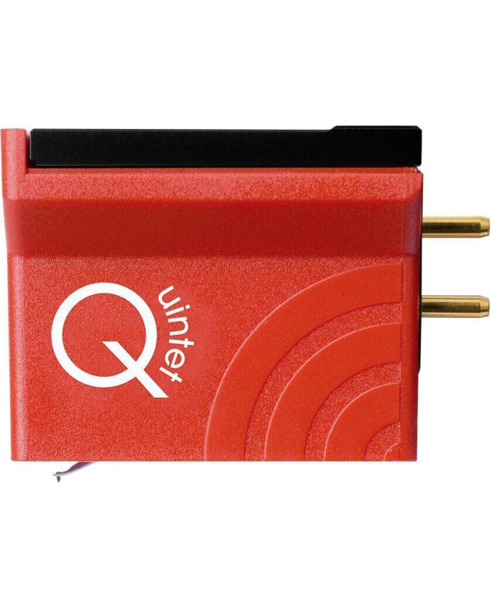 Testina MC con stilo ellittico  bobina in rame  Ortofon Quintet Red