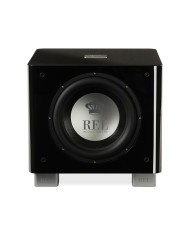 REL Acoustics T/9x Subwoofer amplificato nero in sospensione pneumatica con radiatore passivo classe A/B predisposto wireless