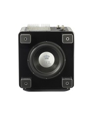 REL Acoustics T/9x Subwoofer amplificato nero in sospensione pneumatica con radiatore passivo classe A/B predisposto wireless