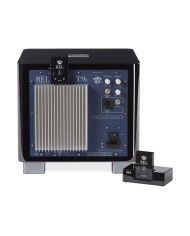 REL Acoustics T/9x Subwoofer amplificato nero in sospensione pneumatica con radiatore passivo classe A/B predisposto wireless