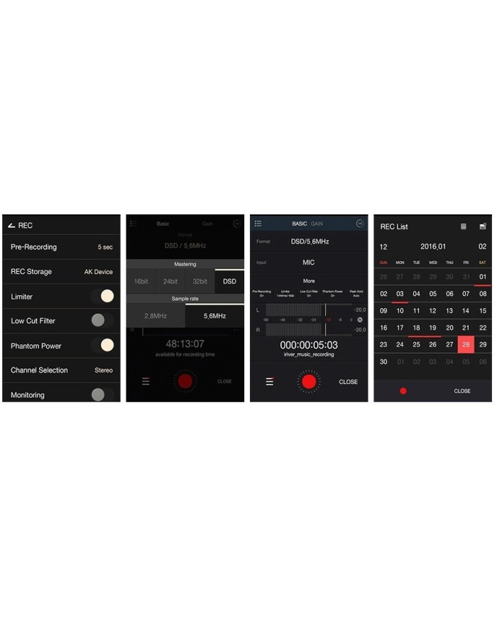 Kit di registrazione in DSD 2 8/5 6MHz  Astell&Kern RECORDER KIT