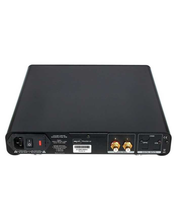 Amplificatore per cuffie con tecnologia VOLTAiR. SPL Phonitor SE nero