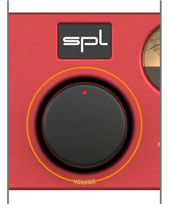 Preamplificatore stereo con tecnologia VOLTAiR  SPL Elector  red