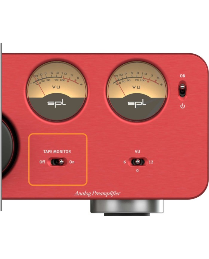 Preamplificatore stereo con tecnologia VOLTAiR  SPL Elector  red
