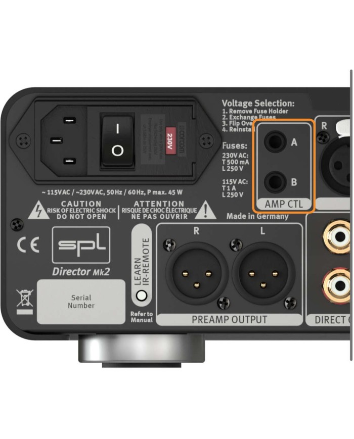 Preamplificatore con DAC tecnologia VOLTAiR  SPL Director MKII  nero