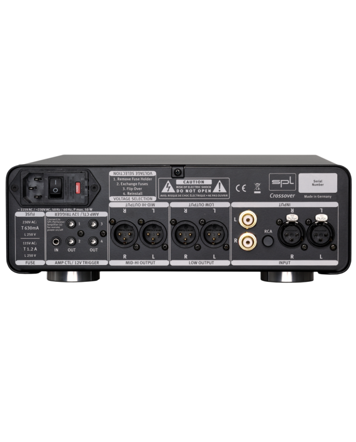 Crossover analogico a due vie tecnologia VOLTAiR  SPL  Crossover  rosso