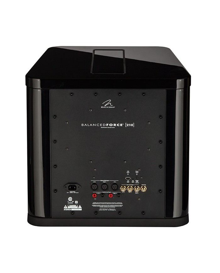 Subwoofer attivo sosp. pneum.  Martin Logan BALANCED FORCE 210  nero