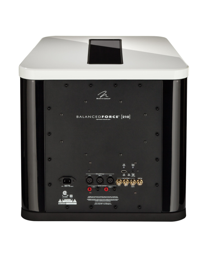 Subwoofer attivo sosp. pneum.  Martin Logan BALANCED FORCE 210  bianco