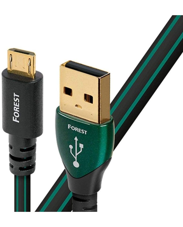 Cavo USB con connettori USB-A e Micro B  Audioquest Forest Micro USB