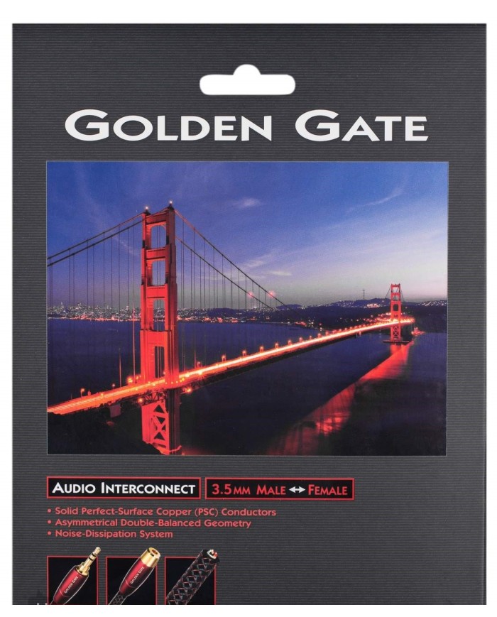 Cavo jack 3.5mm mini maschio a femmina  Audioquest Golden Gate female