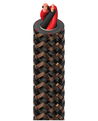 Cavo potenza Bulk Speaker Cables  brown/black Braid  Audioquest Type 5