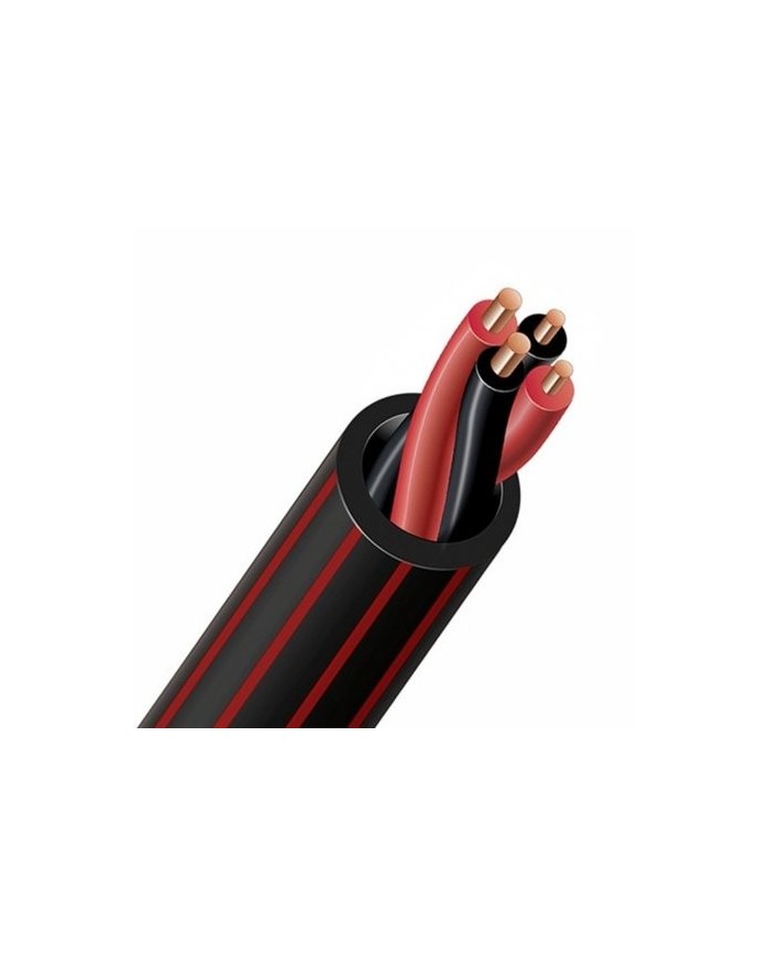 Cavo di potenza Bulk Speaker Cables PVC black/red  Audioquest Type 5
