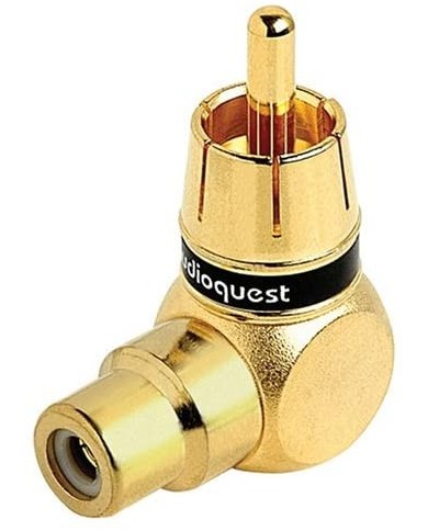 Adattatore RCA femmina a RCA maschio  Audioquest Right Angle RCA-90