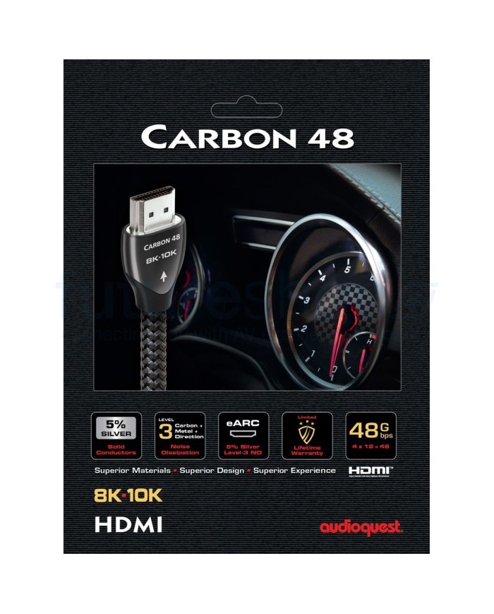 Cavo HDMI 2.1 48 Gbps fino a 10K  Audioquest HDMI 2.1 Carbon 48