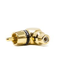 Adattatore ad angolo retto da RCA F a RCA M  Audioquest M21F-90 RCA