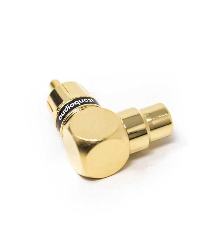Adattatore ad angolo retto da RCA F a RCA M  Audioquest M21F-90 RCA