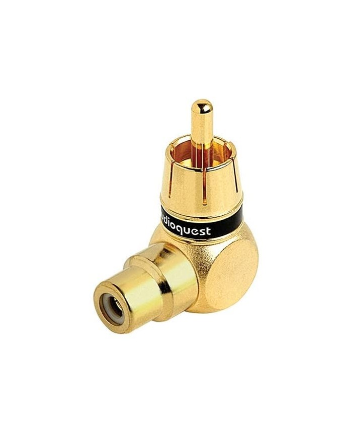 Adattatore ad angolo retto da RCA F a RCA M  Audioquest M21F-90 RCA