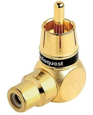 Adattatore ad angolo retto da RCA F a RCA M  Audioquest M21F-90 RCA