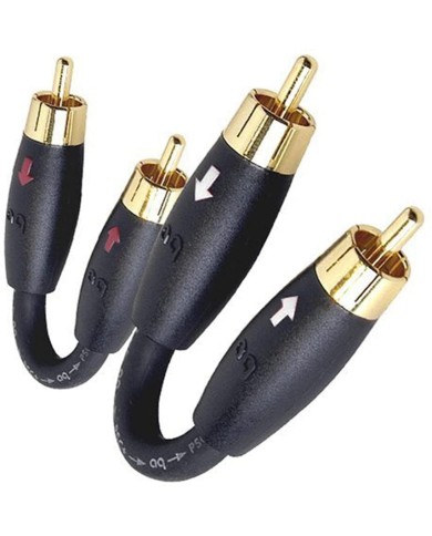 Coppia di ponticelli jumpers in PSC+  Audioquest PreAmp Jumpers