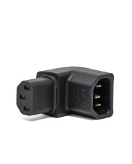 Adattatore femmina-maschio a 90�  Audioquest IEC C-13 90�/2