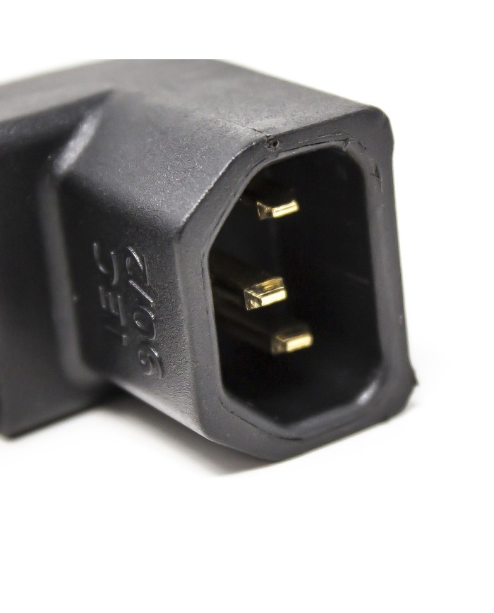 Adattatore femmina-maschio a 90�  Audioquest IEC C-13 90�/2