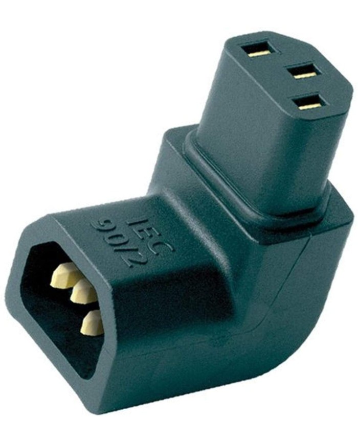 Adattatore femmina-maschio a 90�  Audioquest IEC C-13 90�/2