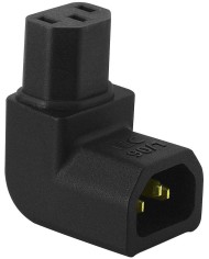 Adattatore femmina-maschio a 90�  Audioquest IEC C-13 90�/1