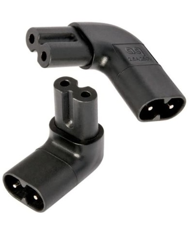 Adattatore IEC da C7 femmina a C8 maschio  Audioquest C7 90�