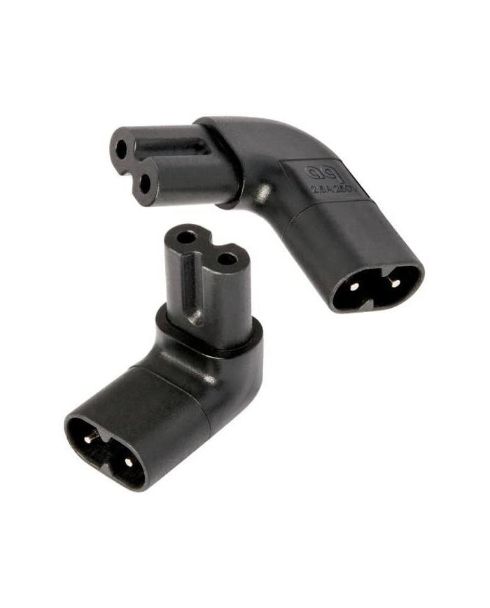 Adattatore IEC da C7 femmina a C8 maschio  Audioquest C7 90�