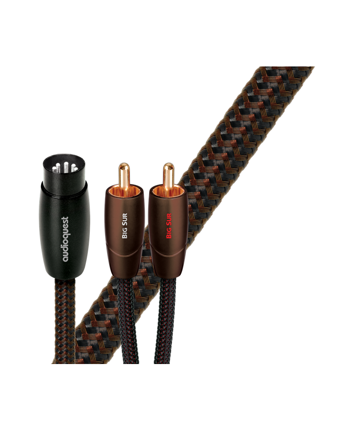 Cavo di segnale analogico  Audioquest Big Sur 5 Pin DIN a 2 RCA