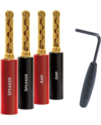 Connettore per cavi  Audioquest SureGrip 100 BFA/Banana Gold