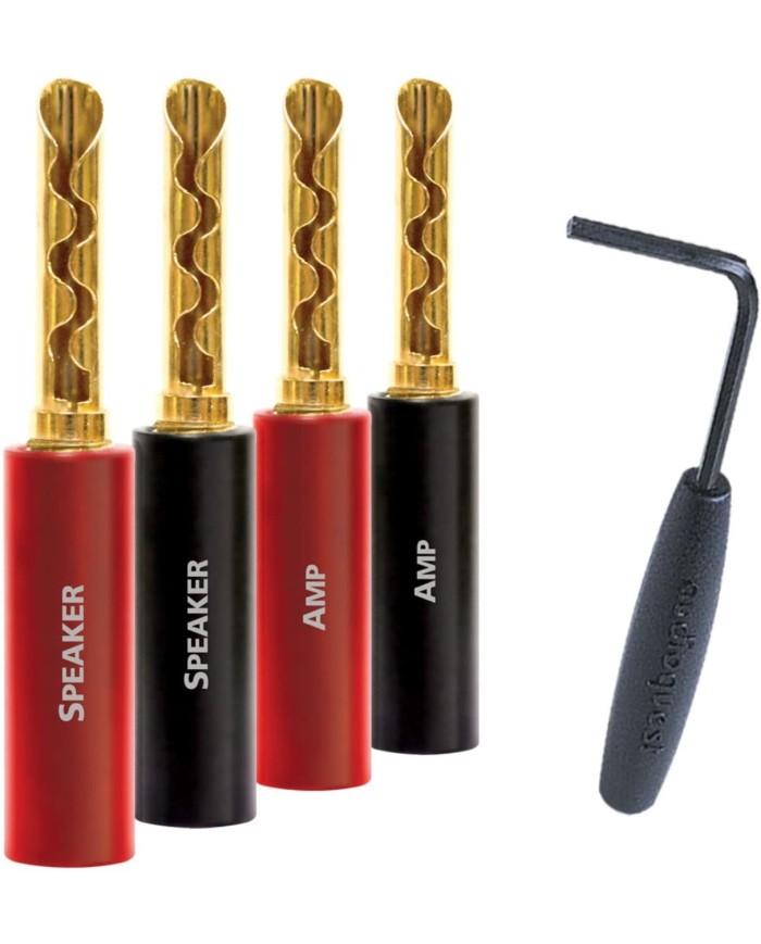 Connettore per cavi  Audioquest SureGrip 100 BFA/Banana Gold