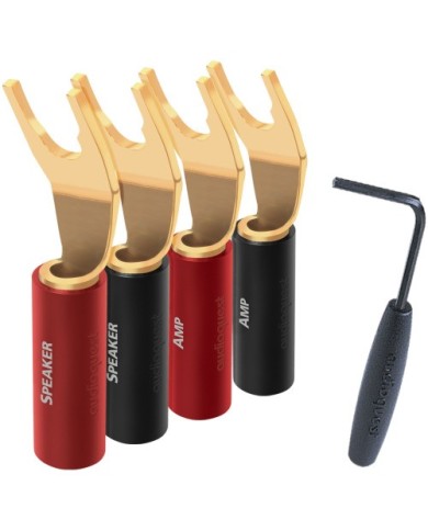 Connettore per cavi  Audioquest SureGrip 100 BFA/Spade Gold