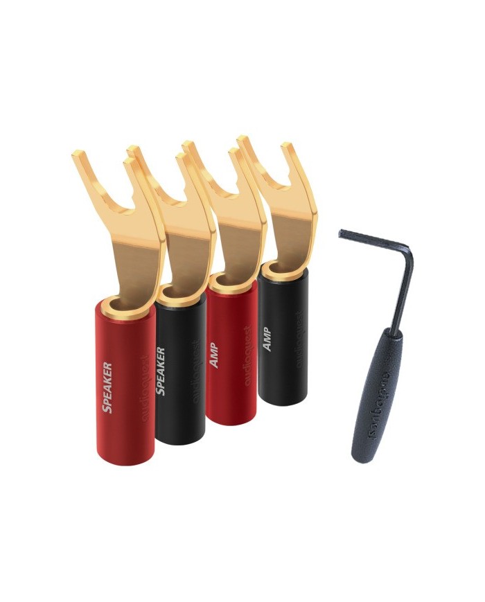 Connettore per cavi  Audioquest SureGrip 100 BFA/Spade Gold