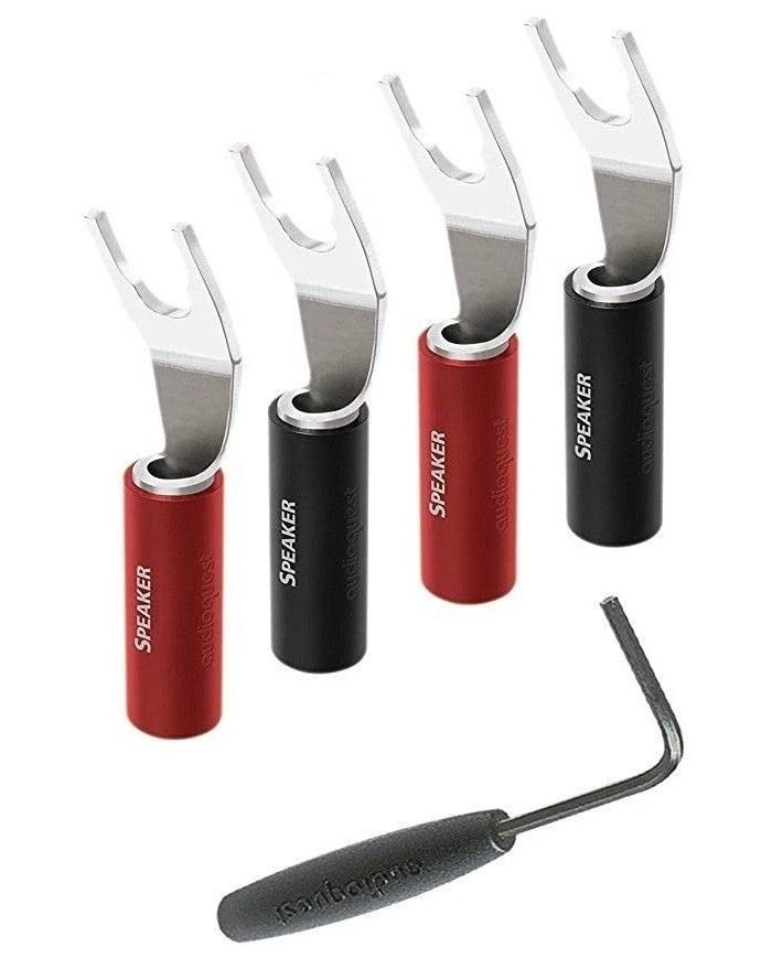 Connettore per cavi  Audioquest SureGrip 100 BFA/Spade Silver