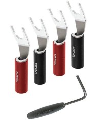 Connettore per cavi  Audioquest SureGrip 100 BFA/Spade Silver