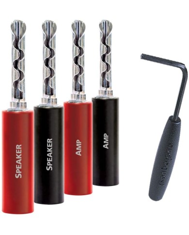 Connettore per cavi  Audioquest SureGrip 100 BFA/Banana Silver