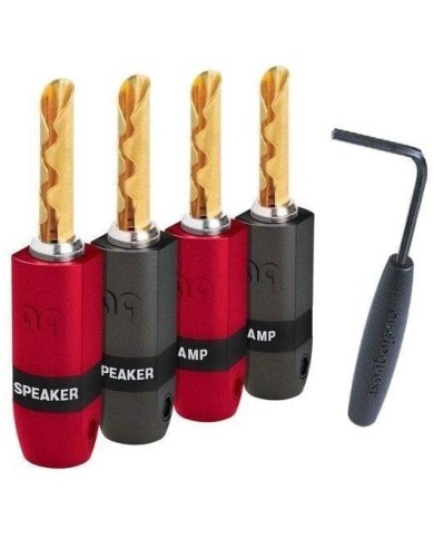 Connettore per cavi potenza  Audioquest SureGrip 300 BFA/Banana Gold