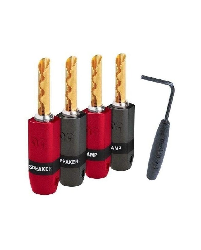 Connettore per cavi potenza  Audioquest SureGrip 300 BFA/Banana Gold