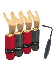 Connettore per cavi di potenza  Audioquest SureGrip 300 BFA/Spade Gold