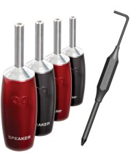 Connettore per cavi potenza  Audioquest SureGrip 500 BFA/Banana Silver