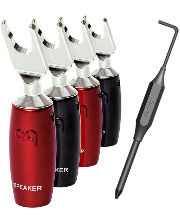 Connettore per cavi di potenza  Audioquest SureGrip 500 BFA/Spade Silver