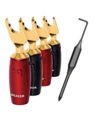 Connettore per cavi di potenza  Audioquest SureGrip 500 BFA/Spade Gold