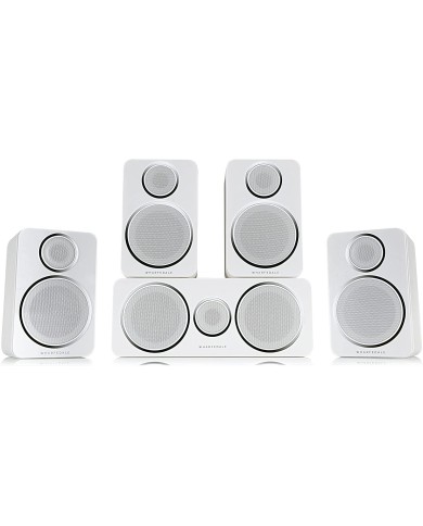 Kit Home cinema con sub attivo  Wharfedale DX-2 5.1 HCP  colore bianco